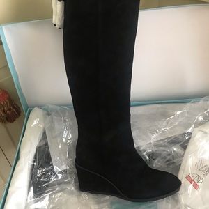 Antonio Melanie suede knee high boots